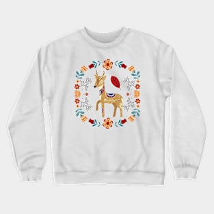 Scandinavian Deer Crewneck Sweatshirt